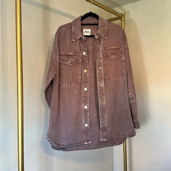 Zara Oversized Shacket - Picture 1 of 5